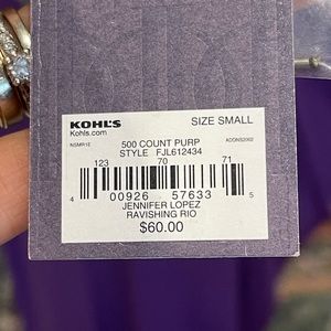 Small Jennifer Lopez purple Bodycon Dress . New With Tag.